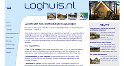 Desktop Screenshot of loghuis.nl